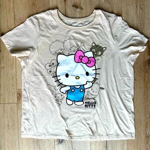 Hello Kitty and Friends tan tee XXL